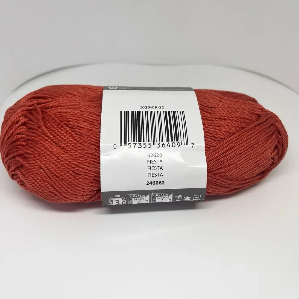 Patons Grace Yarn, Fiesta, 1.75 Oz, 100% Cotton